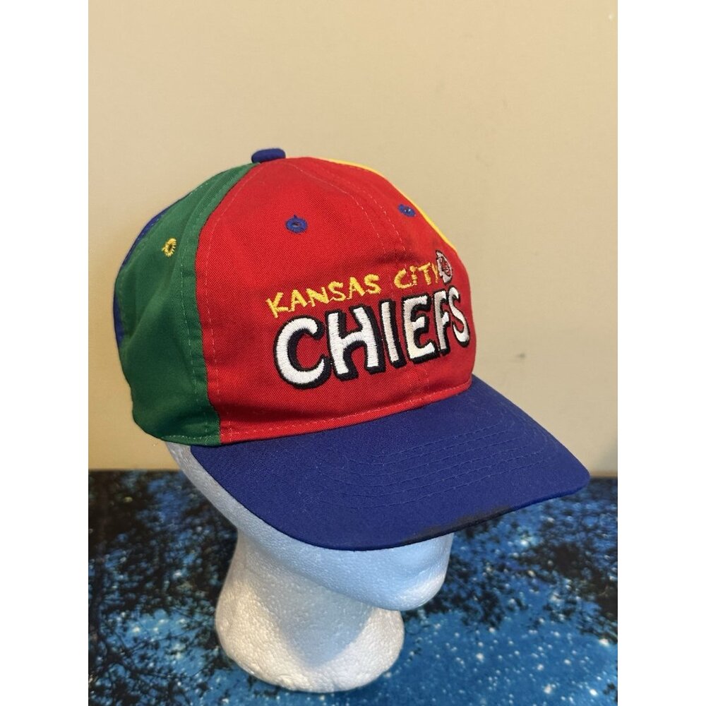 vintage kansas city chiefs SnapBack Hat YOUTH Size